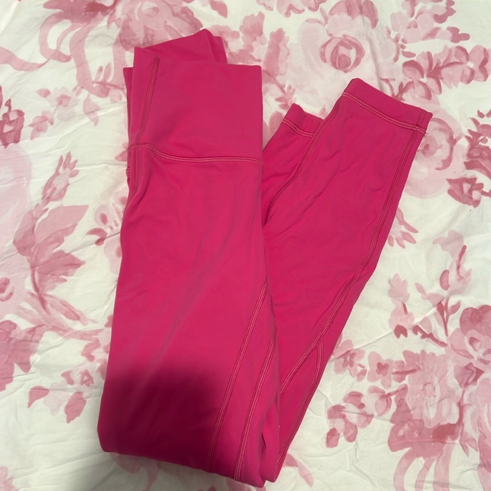 sonic pink lululemon leggings